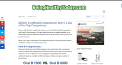 Desktop Screenshot of beinghealthytoday.com